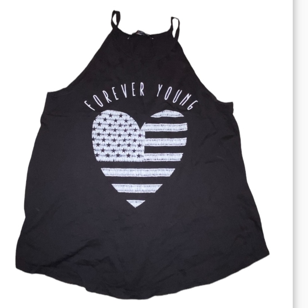 Forever Young tank top size medium